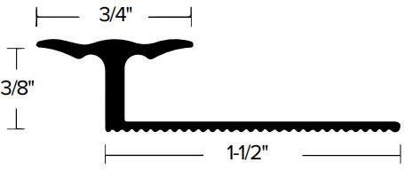 Futura Transitions - Palissade Pinless Joiner 3/4 Hammered…