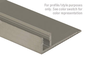 M-D PRO - Aluminum Cap Track Pinless Pre-Punched Base