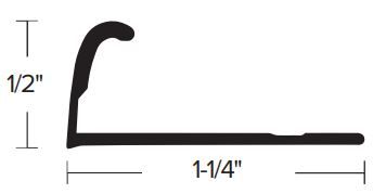 Futura Transitions - 1/2" Premium Pinless Clampdown