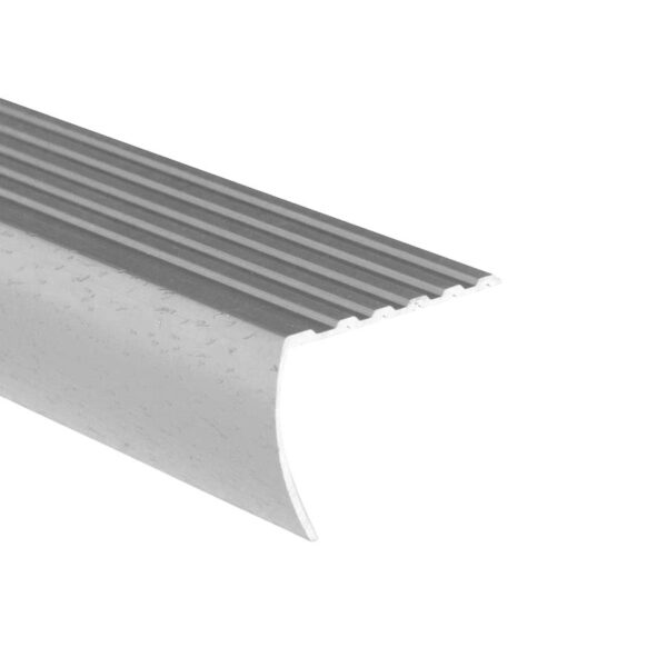 M-D PRO - Drop Stair Nosing Aluminum Hammered Silver 1 1/…