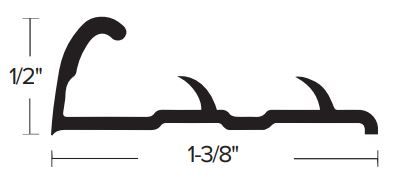 Futura Transitions - 1/2" Premium Pin Clampdown Nickel fi…