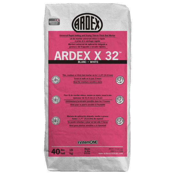 Ardex - X 32 MICROTEC Universal Thin-to-Thick Bed Mortar