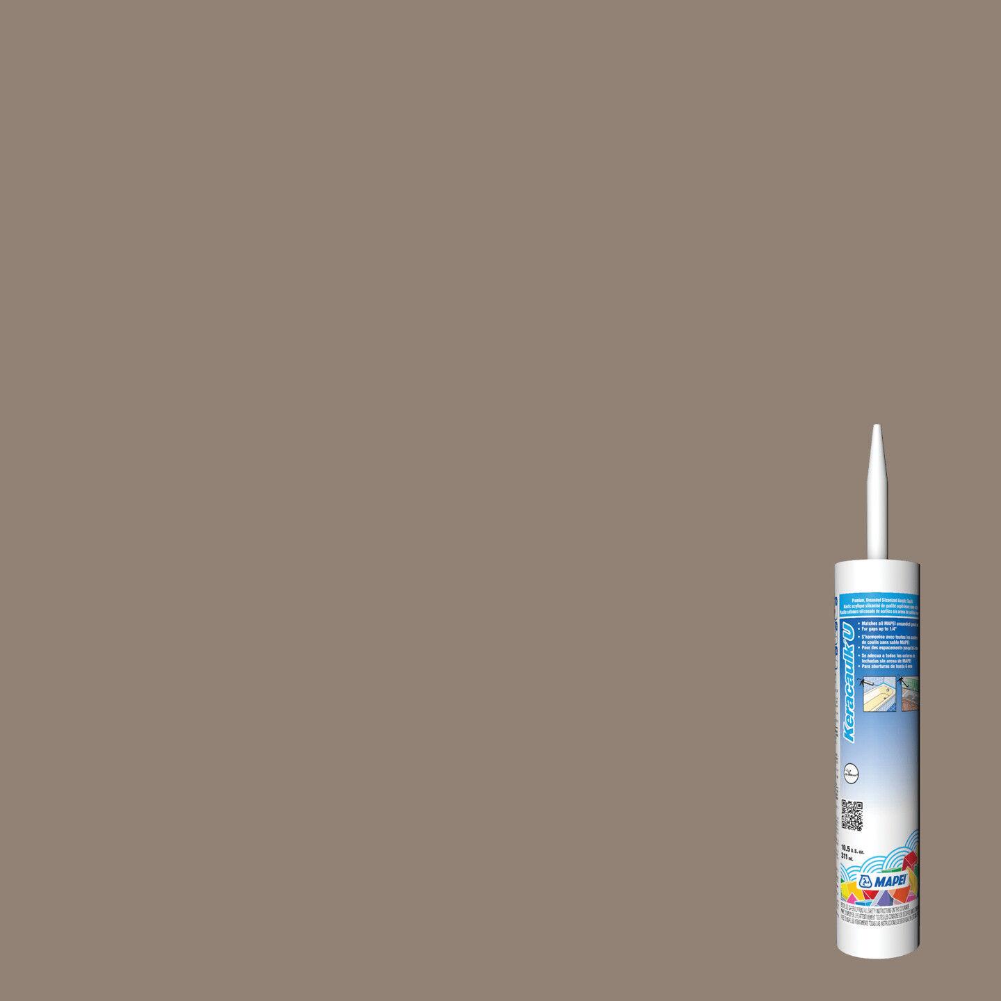 Mapei - Keracaulk U - Scellant acrylique siliconisé sans sable - #5222 Beurre de Miel 311 mL