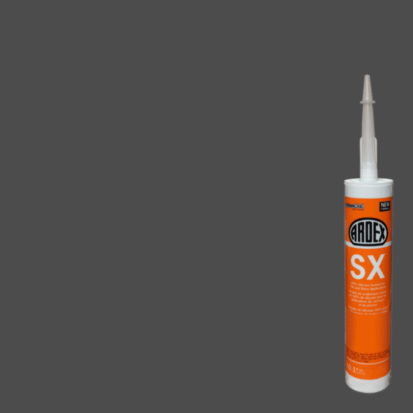 Ardex - SX 100% Silicone Sealant for Tile & Stone - Charcoal Du…