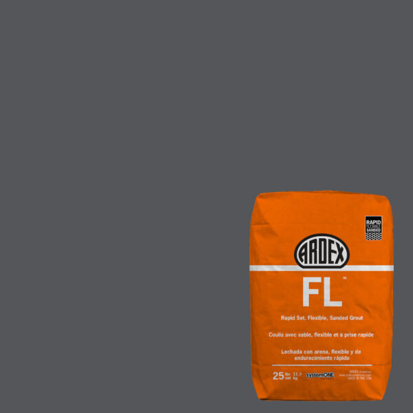 Ardex - FL Rapid-Set Flexible Sanded Grout - Gunmetal #45 - 25 lb