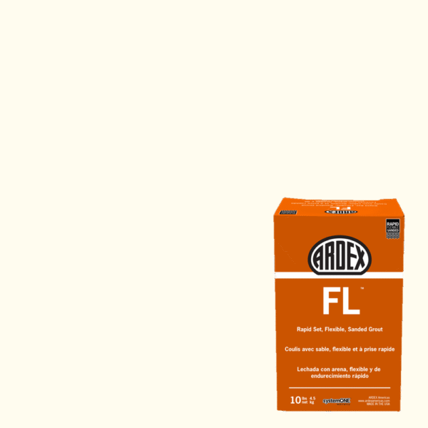 Ardex - FL Rapid-Set Flexible Sanded Grout - Polar White #01 - 10 …