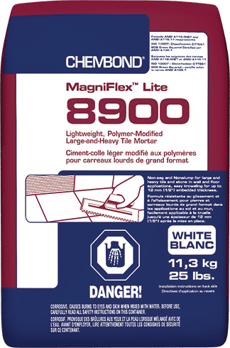 Chembond - Tile Mortar MagniFlex Lite 8900 White 11.3 kg
