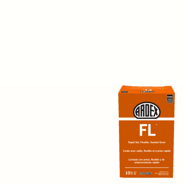 Ardex - FL Rapid-Set Flexible Sanded Grout - Brilliant White #35 - …