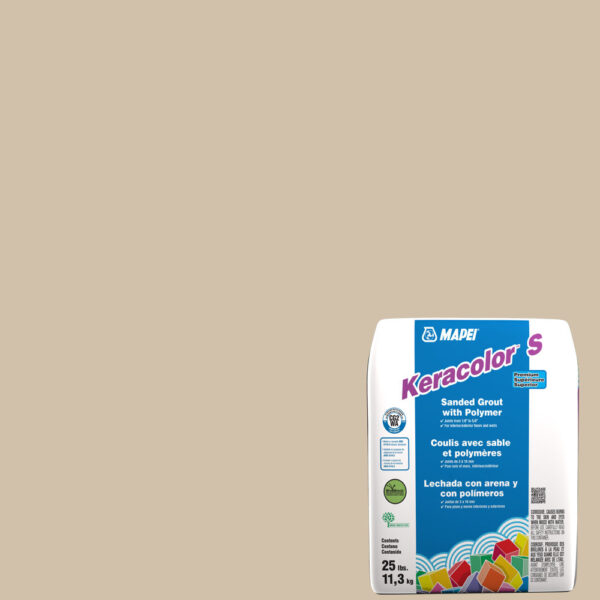 Mapei - Keracolor S Sanded Grout with Polymer #15 Bone 25 lb