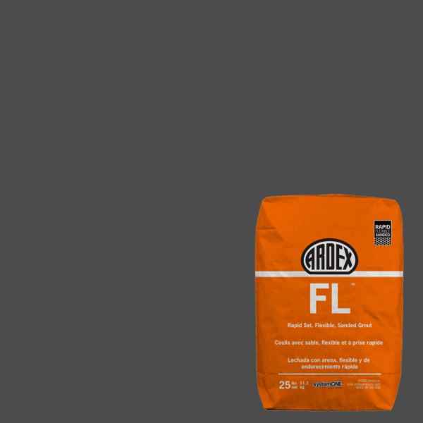 Ardex - FL Rapid-Set Flexible Sanded Grout - Charcoal Dust #23 - …