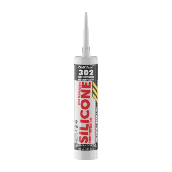 Nuco - Silicone Sealant NuFlex 302 Black 300 ml (Pack 0f 12)