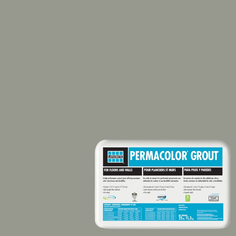 laticrete - permacolor grout #24 natural grey 25 lb 1 laticrete - permacolor grout #24 natural grey 25 lb
