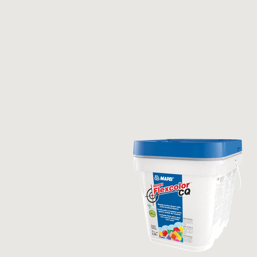 mapei - flexcolor cq ready-to-use grout with color-coated quartz #5038 avalanche 3.79 l 1 mapei - flexcolor cq ready-to-use grout with color-coated qu…
