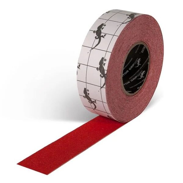 Incom - Anti-Slip Grit Tape Gator Grip Red 2" x 60'