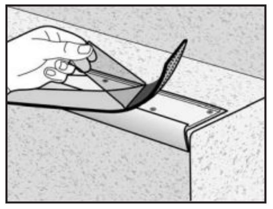 Futura Transitions - 43mm PVC Insert for Safety Stair Nose