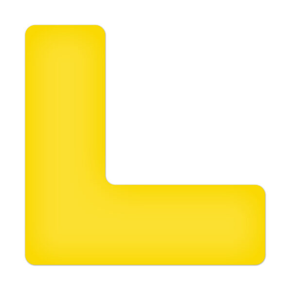 Incom - Yellow Tuff Mark "L" Shape - pack of 20