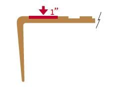 Grip Rite - Safety Walk Grit Tape Teak Brown 1" x 60'