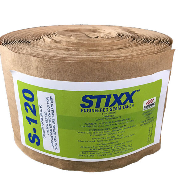 Traxx - Stixx S-120 Seam Tape 4" x 66' - Urethane Backing