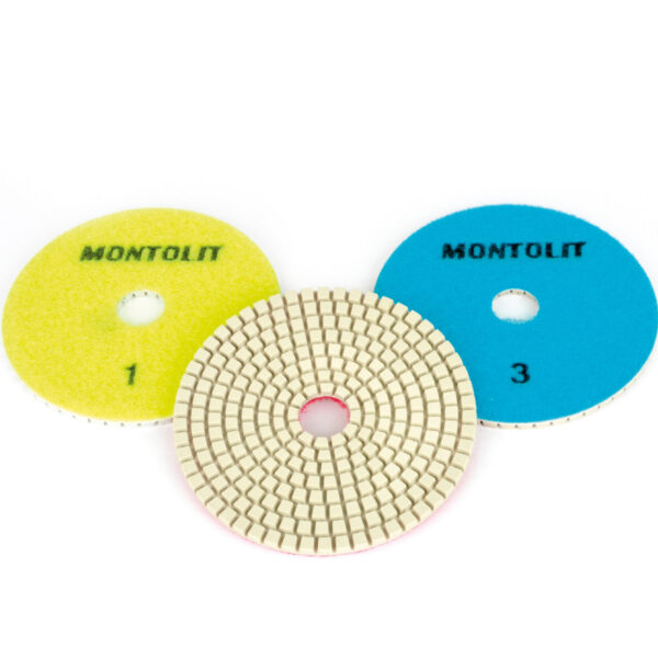 Montolit - Diamond Flexible Pad In Resin - Position 1-2-3