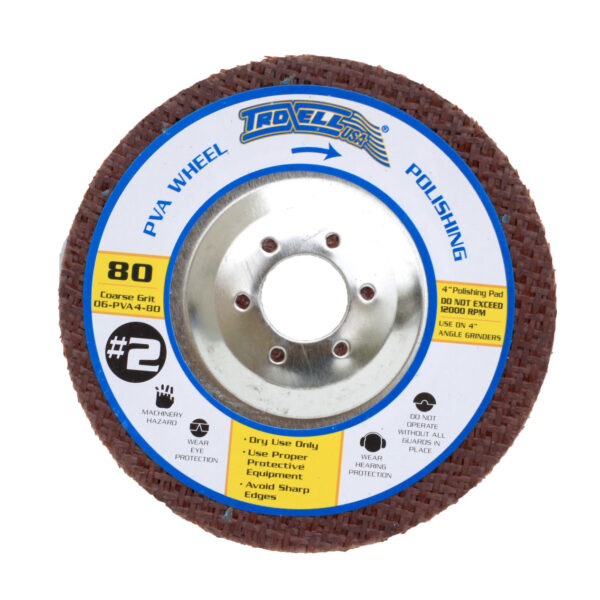 Troxell - 4" PVA Polishing Pad - 80 Grit