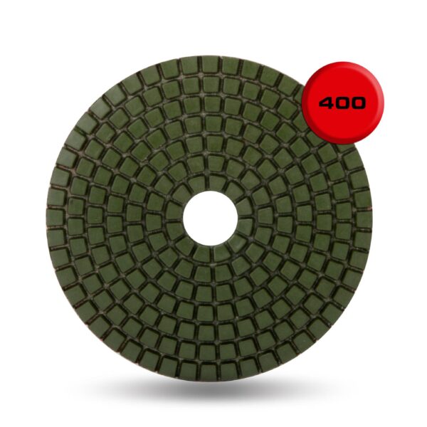Rubi - Resin Wet Polishing Pad 400 Grit 4"