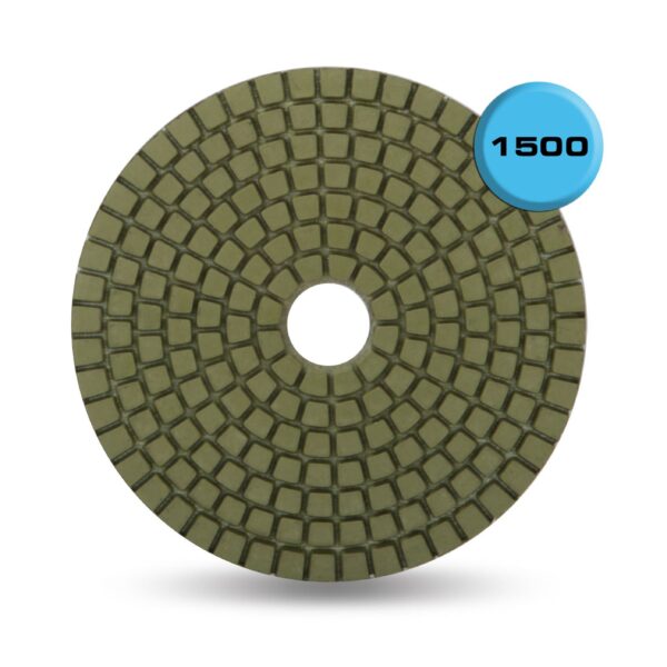 Rubi - Resin Wet Polishing Pad Grit 1500 4"