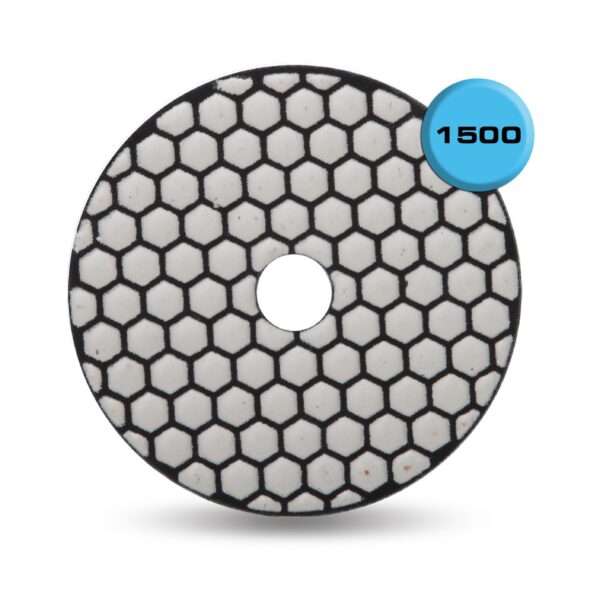 Rubi - Resin Dry Polishing Pad 1500 Grit 4"