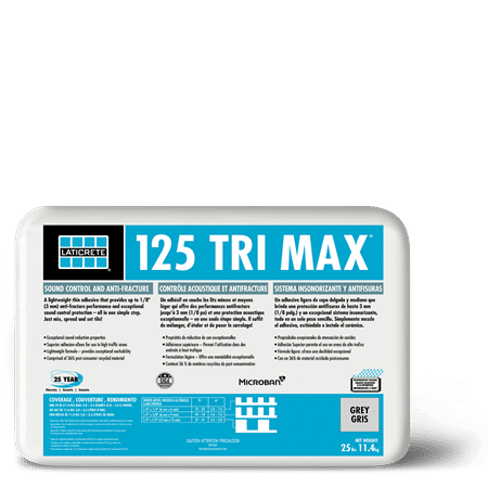 Laticrete - 125 Tri Max Sound and Crack Isolation Adhesive 25 …