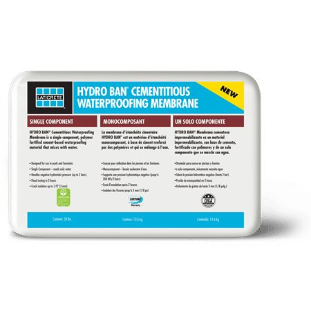 Laticrete - Hydro Ban Cementitious Waterproofing Memb…