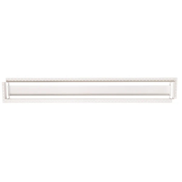 Fittes - Fireplace Vent Flush Luxe Satin White 5" x 50"
