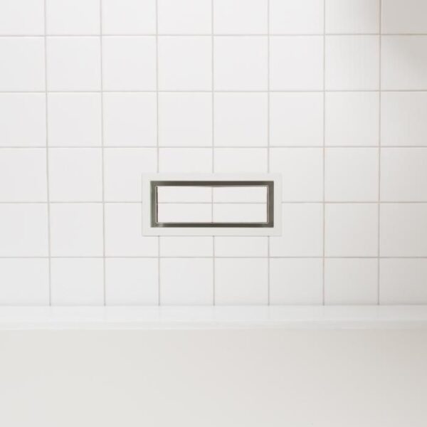 Fittes - Framed Floor Vent OG Appliance White 4" x 10"