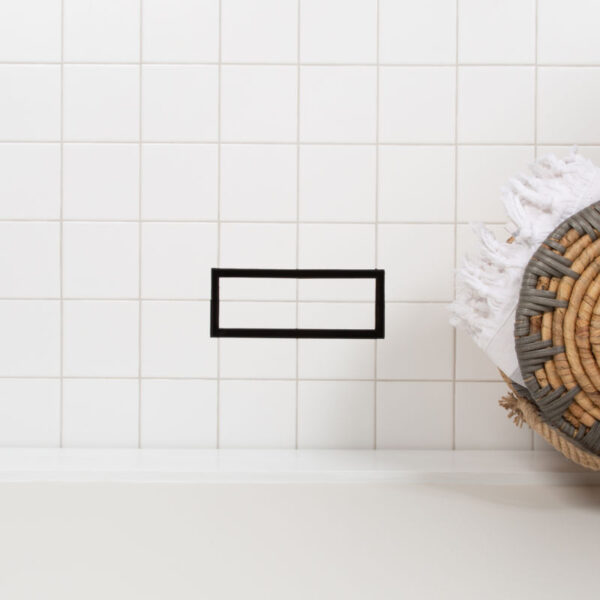 Fittes - Flushmount Lite Vent Cover 4" x 12" Matte Black