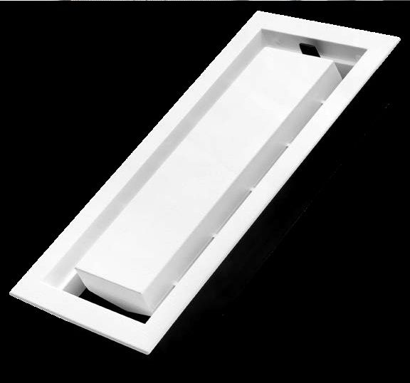 Inte-Grates - Drywall and Ceiling Vent Drop-In Series Textured Wh…