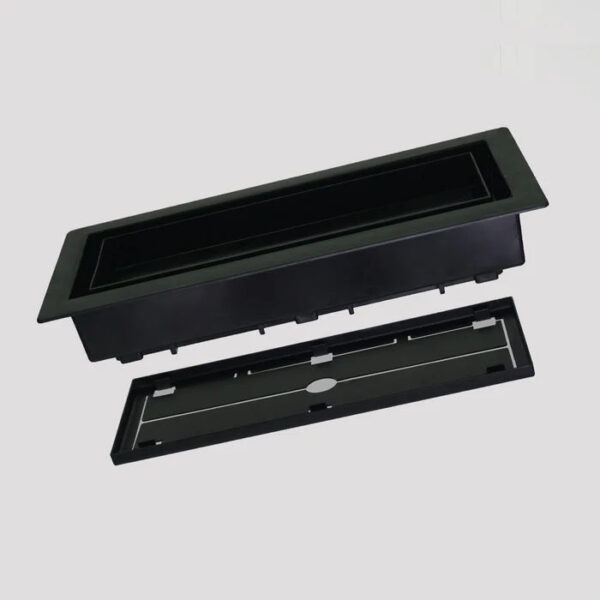 Fittes - Floor Vent Lite Damper Black 4" x 10"