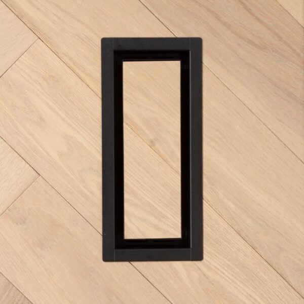 Fittes - Framed Floor Vent OG Matte Black 3" x 10"