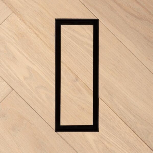 Fittes - Flushmount Pro Vent Cover Matte Black - 4" x 10"