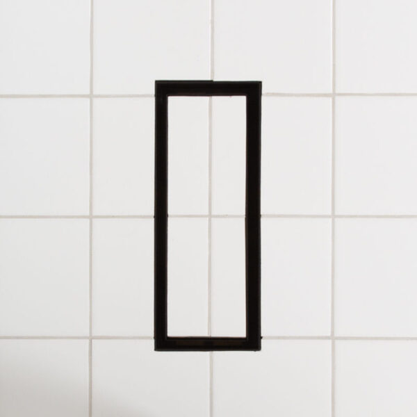 Fittes - Flushmount Lite Vent Cover Matte Black - 3" x 10"