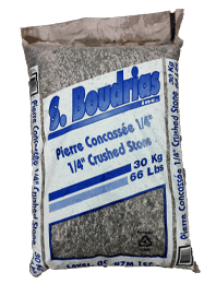 S. Boudrias - 1/4" Crushed Cleaned Stone 30kg