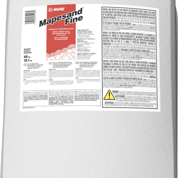 Mapei - Mapesand Fine Calibrated Mesh Sand 20/40 - 40 lb