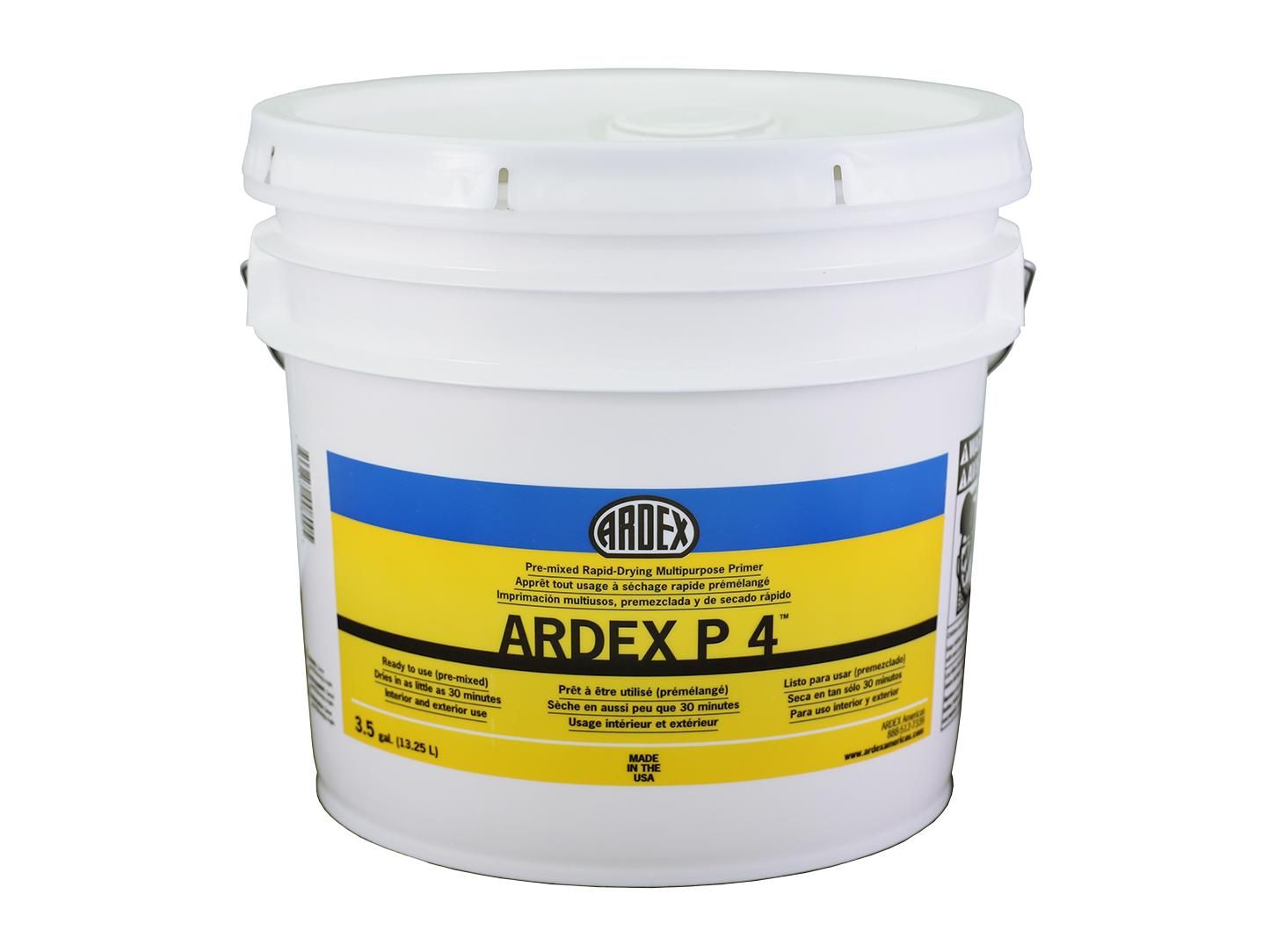 ardex - p 4 premixed rapid-drying multipurpose primer - 3.5 gal 1 ardex - p 4 premixed rapid-drying multipurpose primer …
