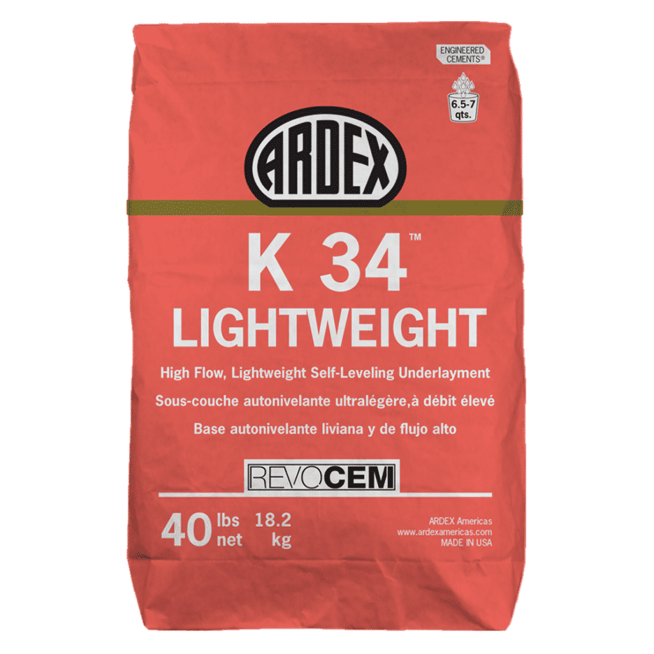 ardex - self-leveling underlayment k 34 lightweight 18.2 kg 1 ardex - self-leveling underlayment k 34 lightweight 18.2 kg