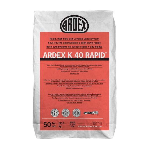 Ardex - K 40 RAPID High Flow Self-Leveling Underlayme…
