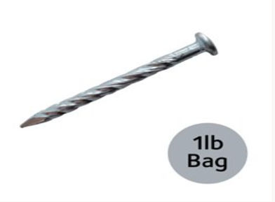 GCP - Halex Drive Screw Wood Flooring Nails 1 1/4" Silver - 1 lb …