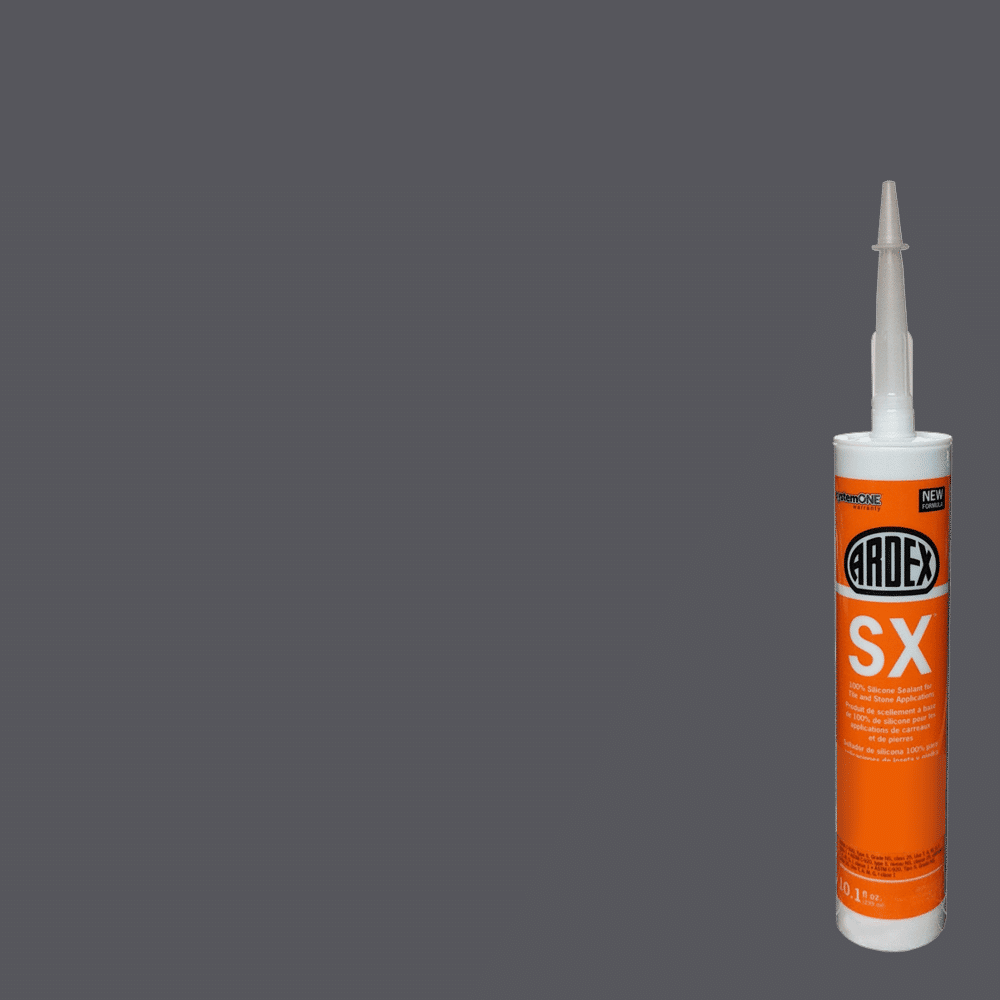 ardex - sx 100% silicone sealant for tile & stone - cast iron #22 - 10.1 oz 1 ardex - sx 100% silicone sealant for tile & stone - cast iron #2…