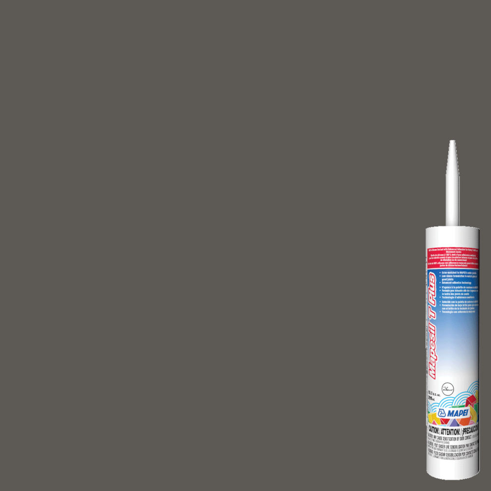 mapei - mapesil t plus silicone sealant #5047 charcoal 299 ml 1 mapei - mapesil t plus silicone sealant #5047 charcoal 299 ml