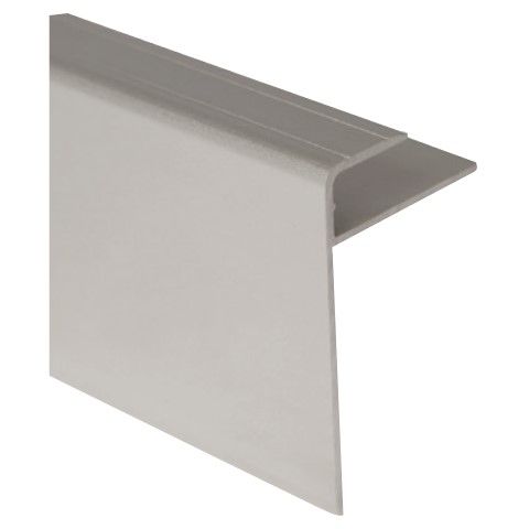 M-D PRO - Laminate Floor Stair Nosing Aluminum Satin Tita…
