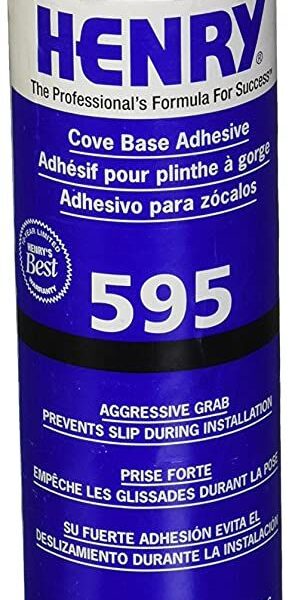 Henry - 595 Cove Base Adhesive - 11 oz