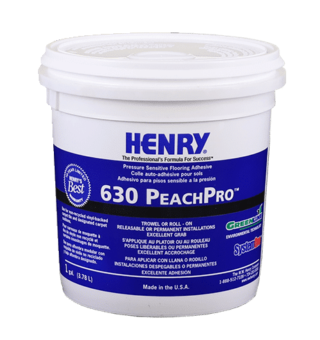 Henry - 630 PeachPro Pressure Sensitive Flooring Adhesive - 3.…