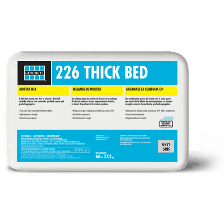 Laticrete - Thick Bed Mortar 226 - to mix with 3701 - Grey 60 lb