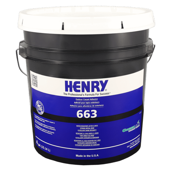 Henry - 663 Outdoor Carpet Adhesive - 15.14 L